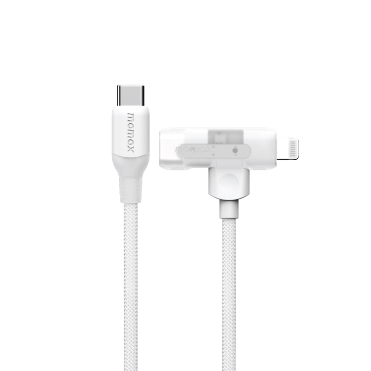 1-Link Flow Duo 2合1 USB-C MFI認證充電線(1.5m)