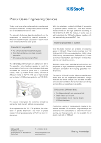 Plastic Gears Engineering